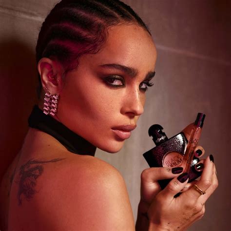 YSL Black Opium, Zoë Kravitz 